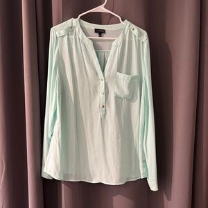 The Limited Light Mint Long-Sleeve Blouse - Classic Women's Top